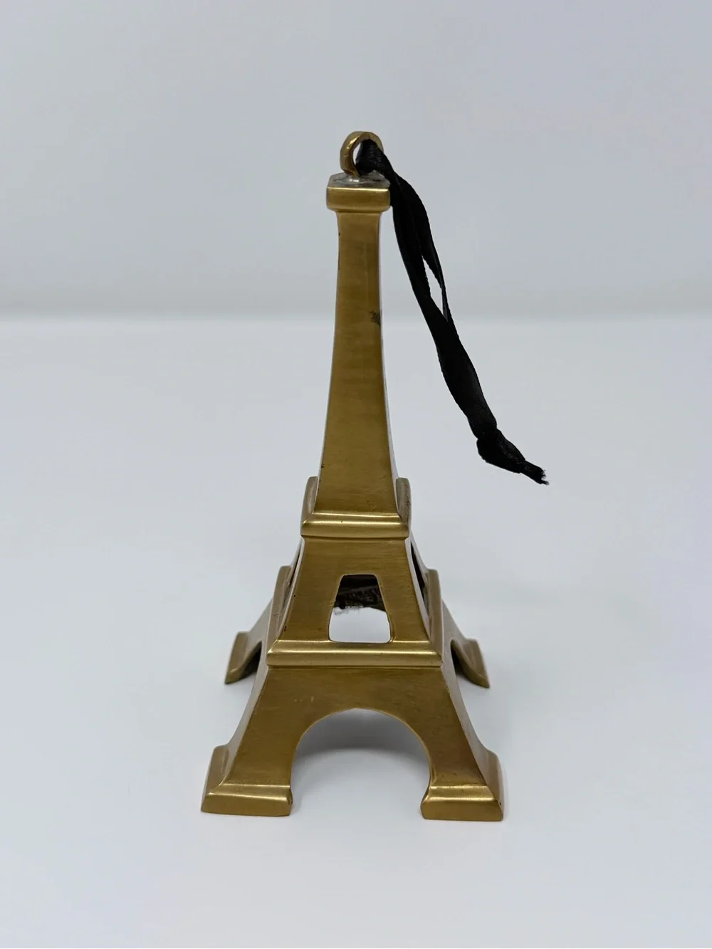 Vintage Restoration Hardware Eiffel Tower Brass Figurine Paris Decor